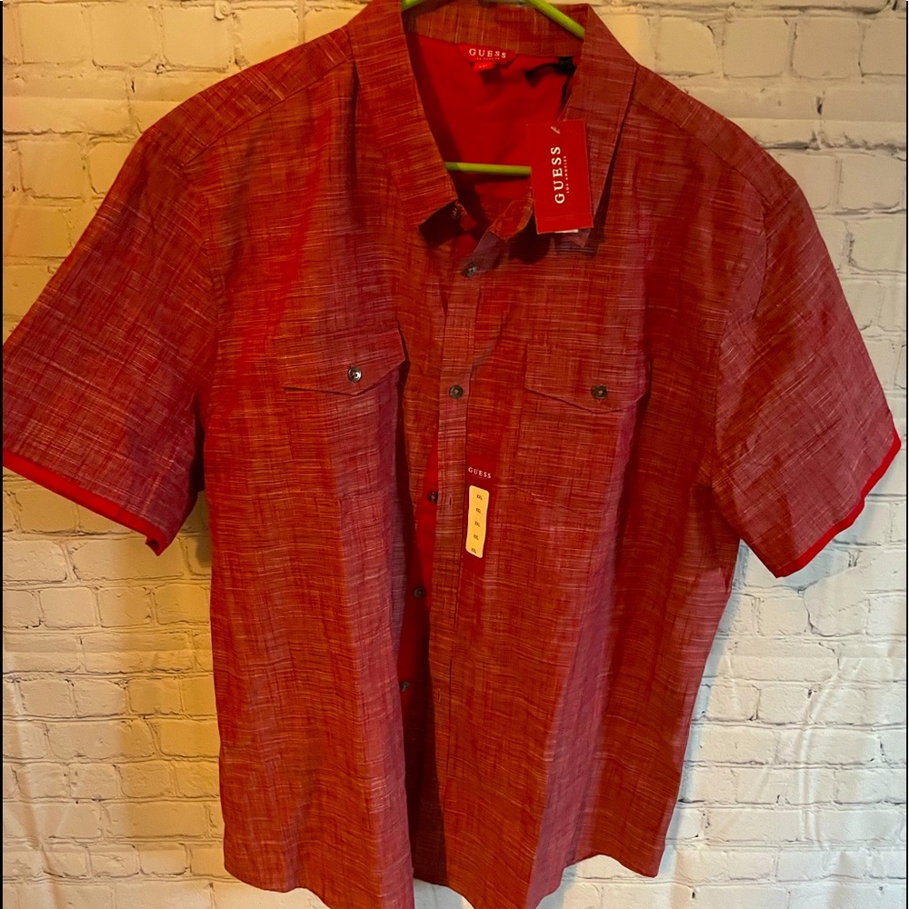 Botton down shirt , red polo
